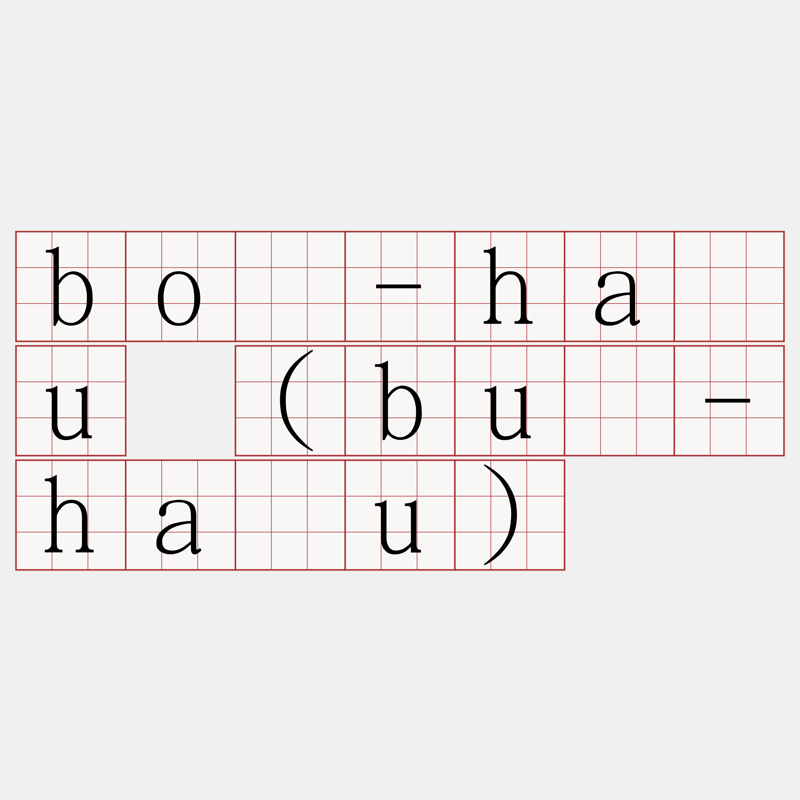 bô-hāu (bû-hāu)